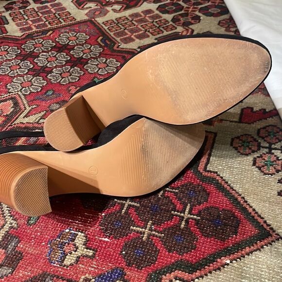 Black Suede Heels - Picture 4 of 7